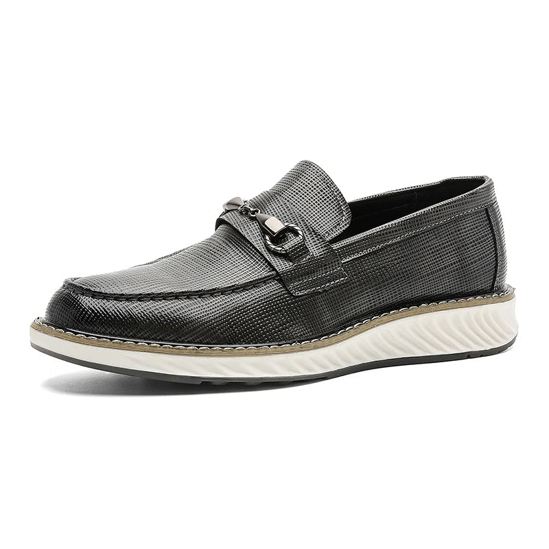 Mocasines de cuero elegantes sin cordones