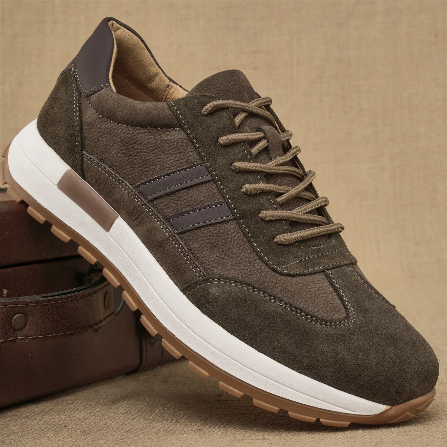 Zapatos retro de cuero