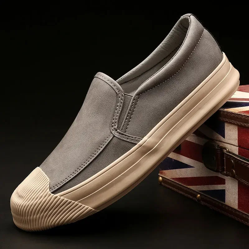 Zapatos retro de cuero