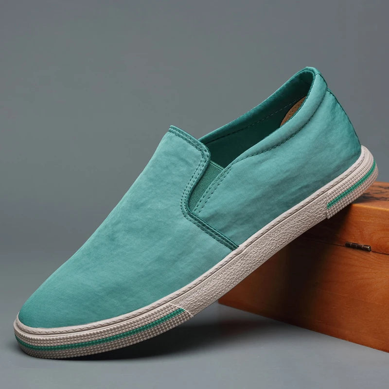 Zapatos sin cordones de lona para el día a día
