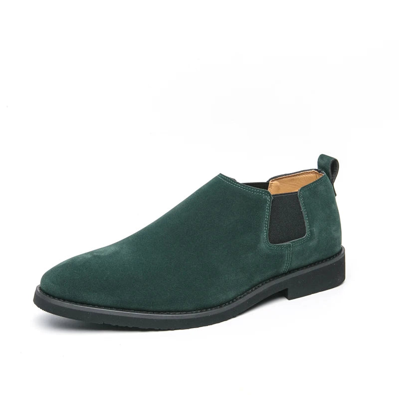 Elegantes zapatos británicos de ante