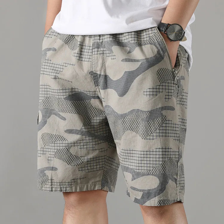 Pantalones cortos informales de camuflaje