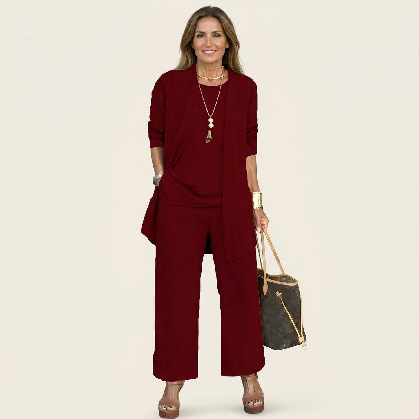 Margarita | Conjunto Minimalista de Tres Piezas