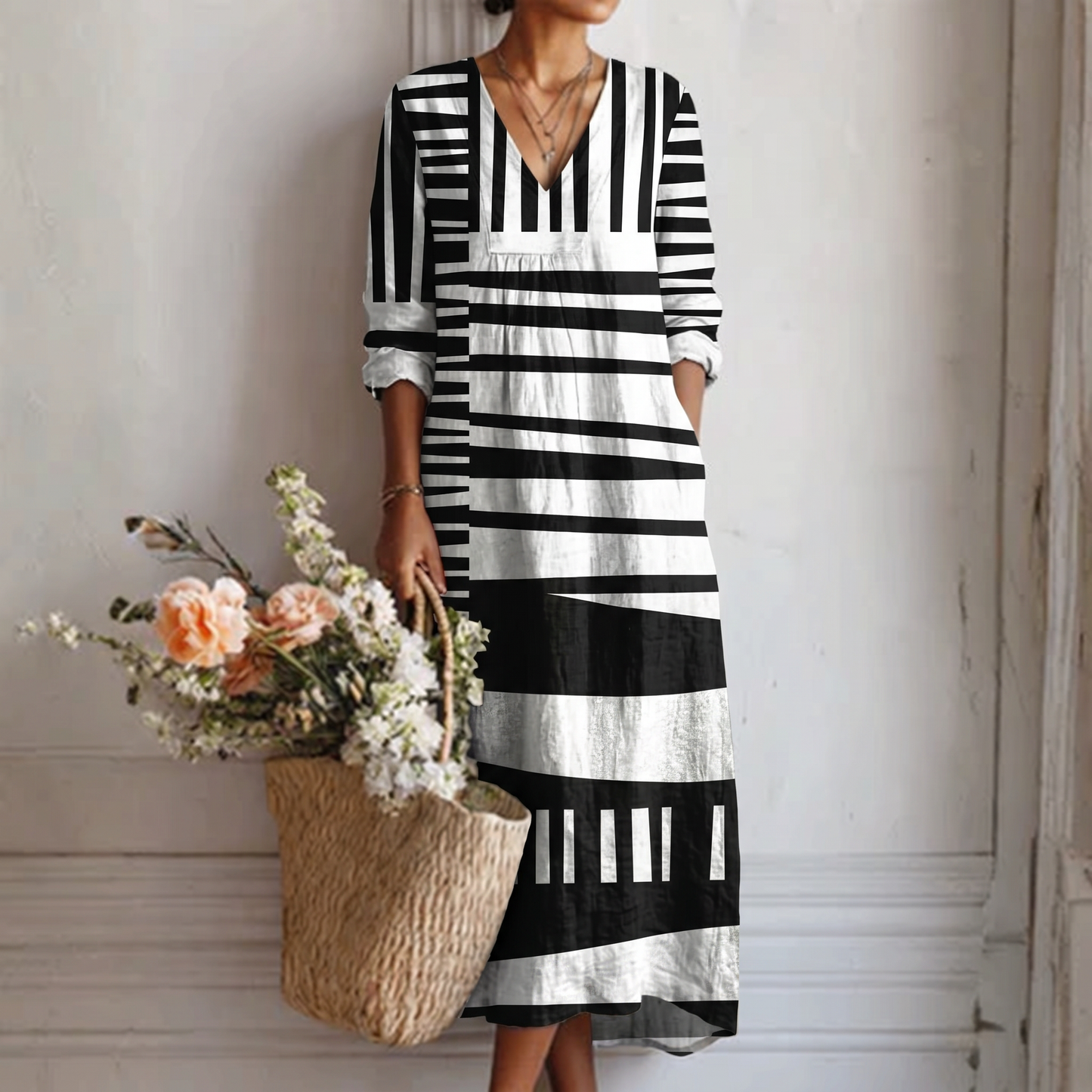 Vestido Estampado Gráfico