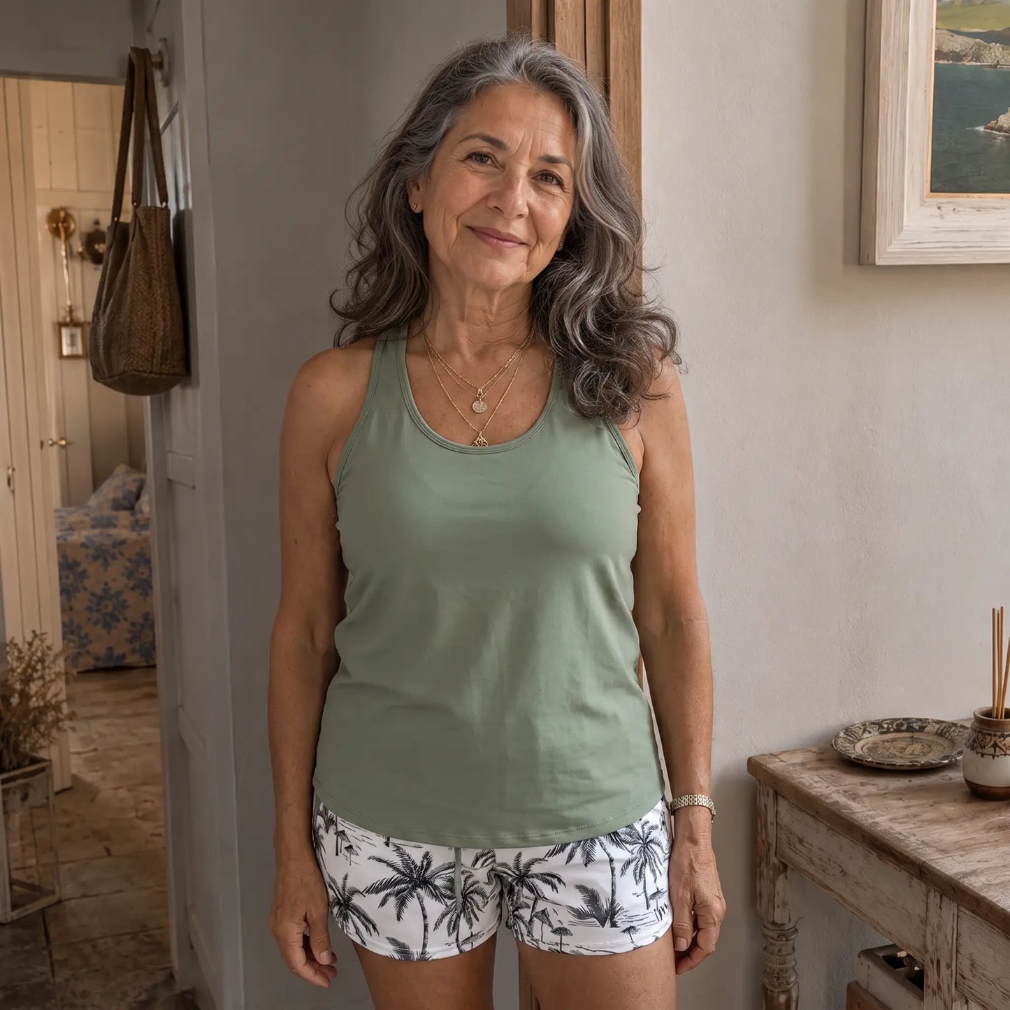 Maren | Conjunto de Tankini, Bikini y Pareo de Tres Piezas