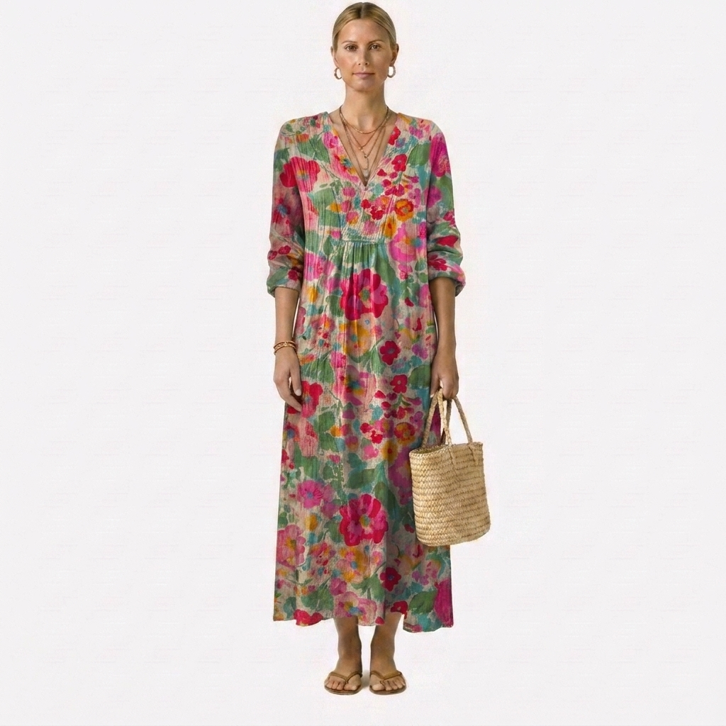 Vestido Floral Elegante