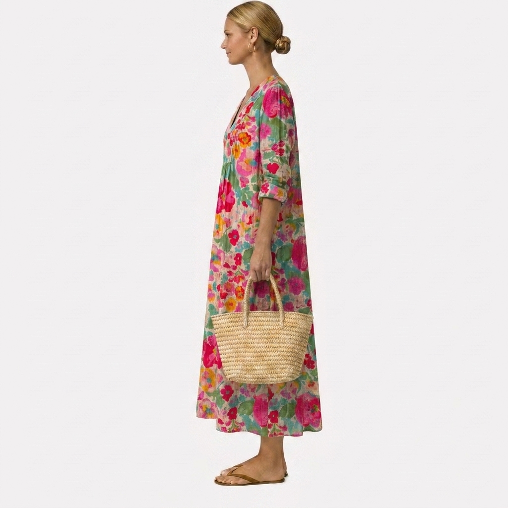 Vestido Floral Elegante