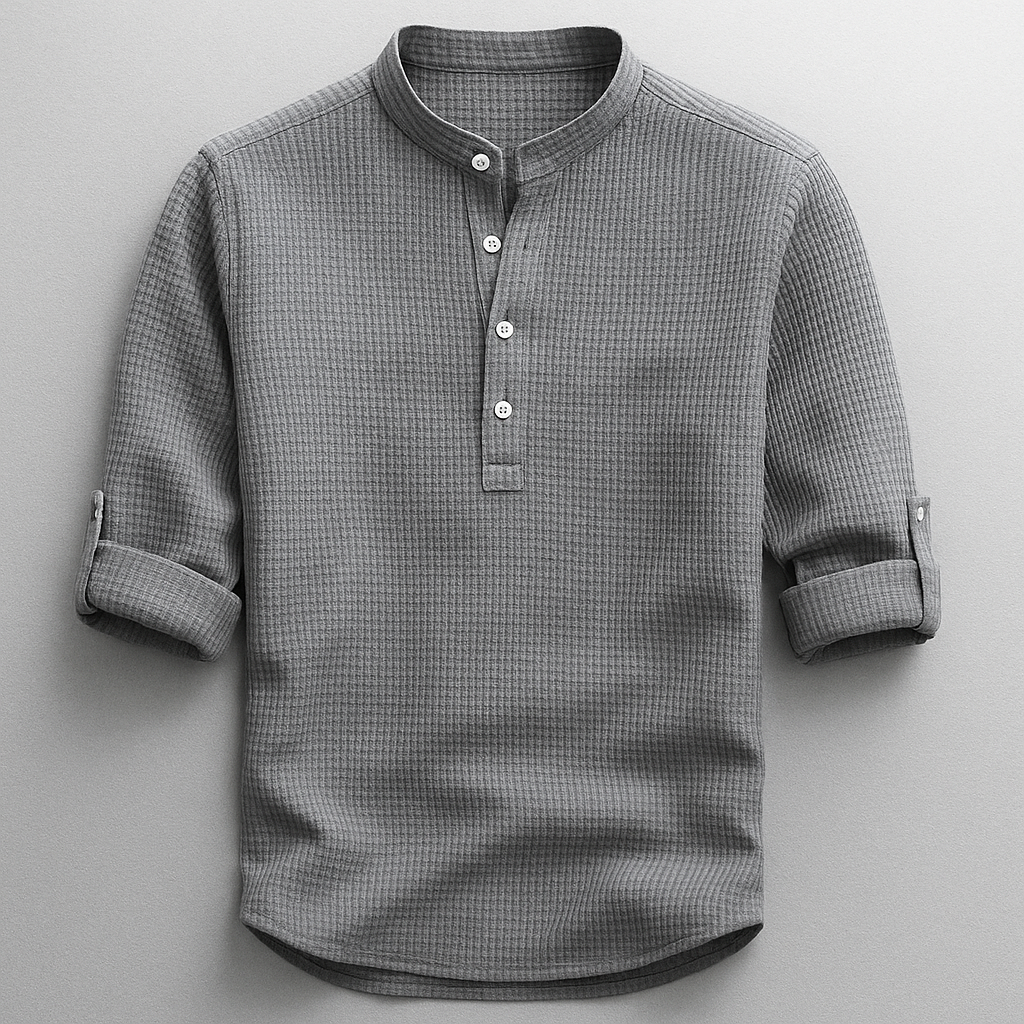 Elegante camisa de algodón