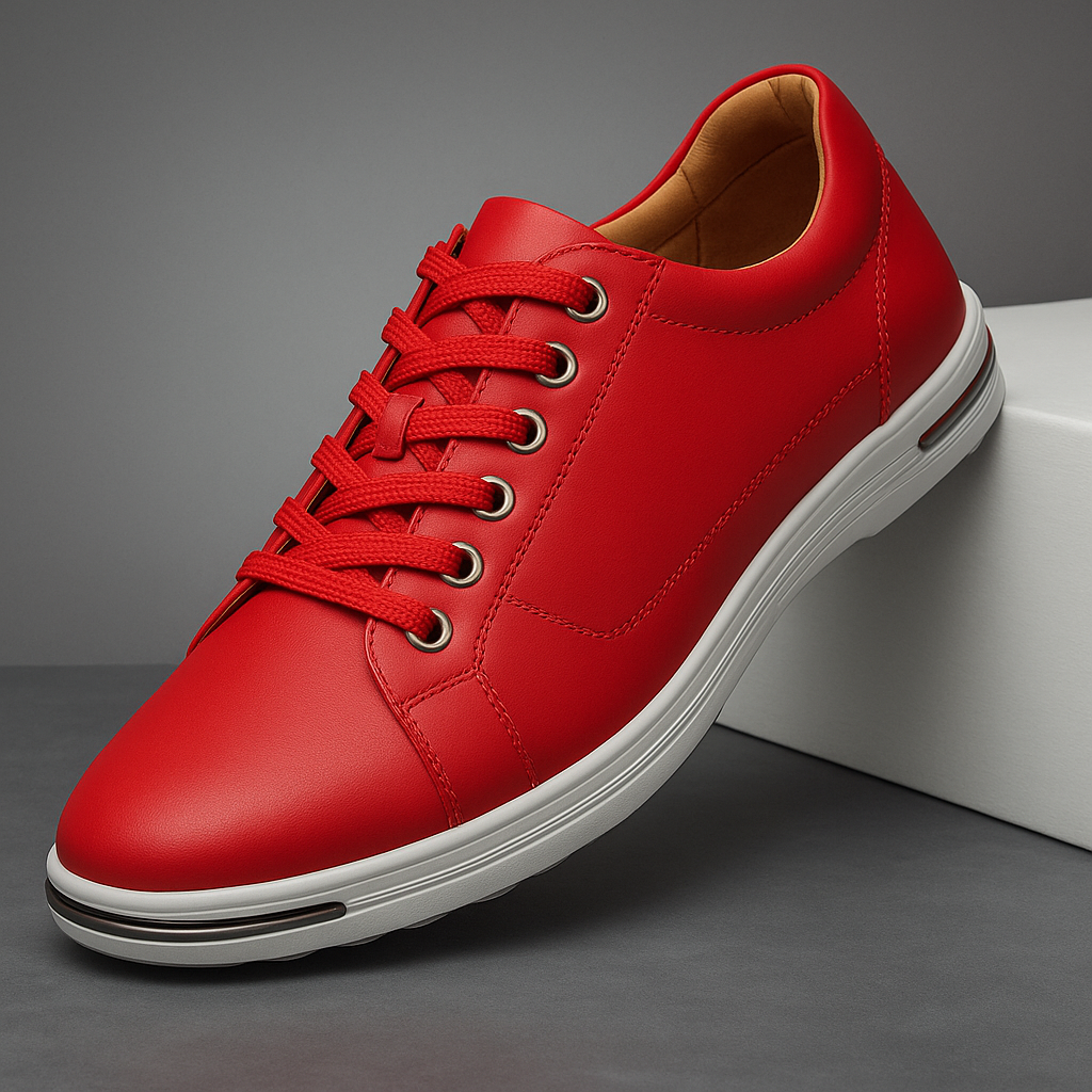 Elegantes zapatos de piel