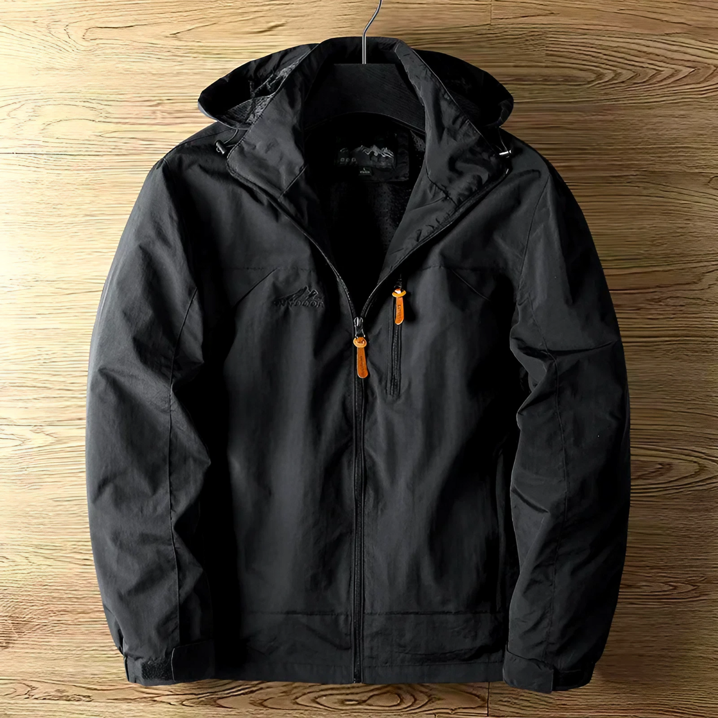 Elegante chaqueta cortaviento