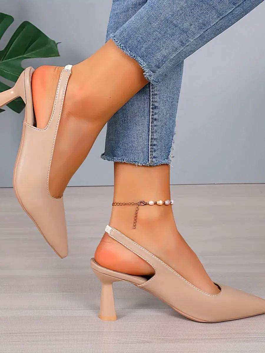 Tacón Slingback Elegante