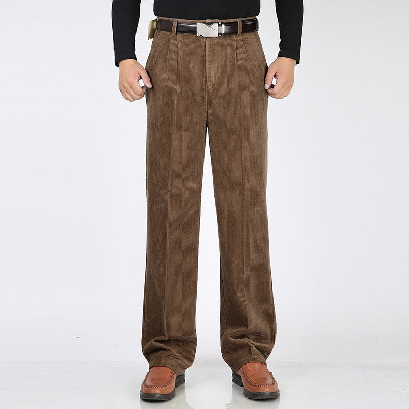 Elegantes pantalones de pana