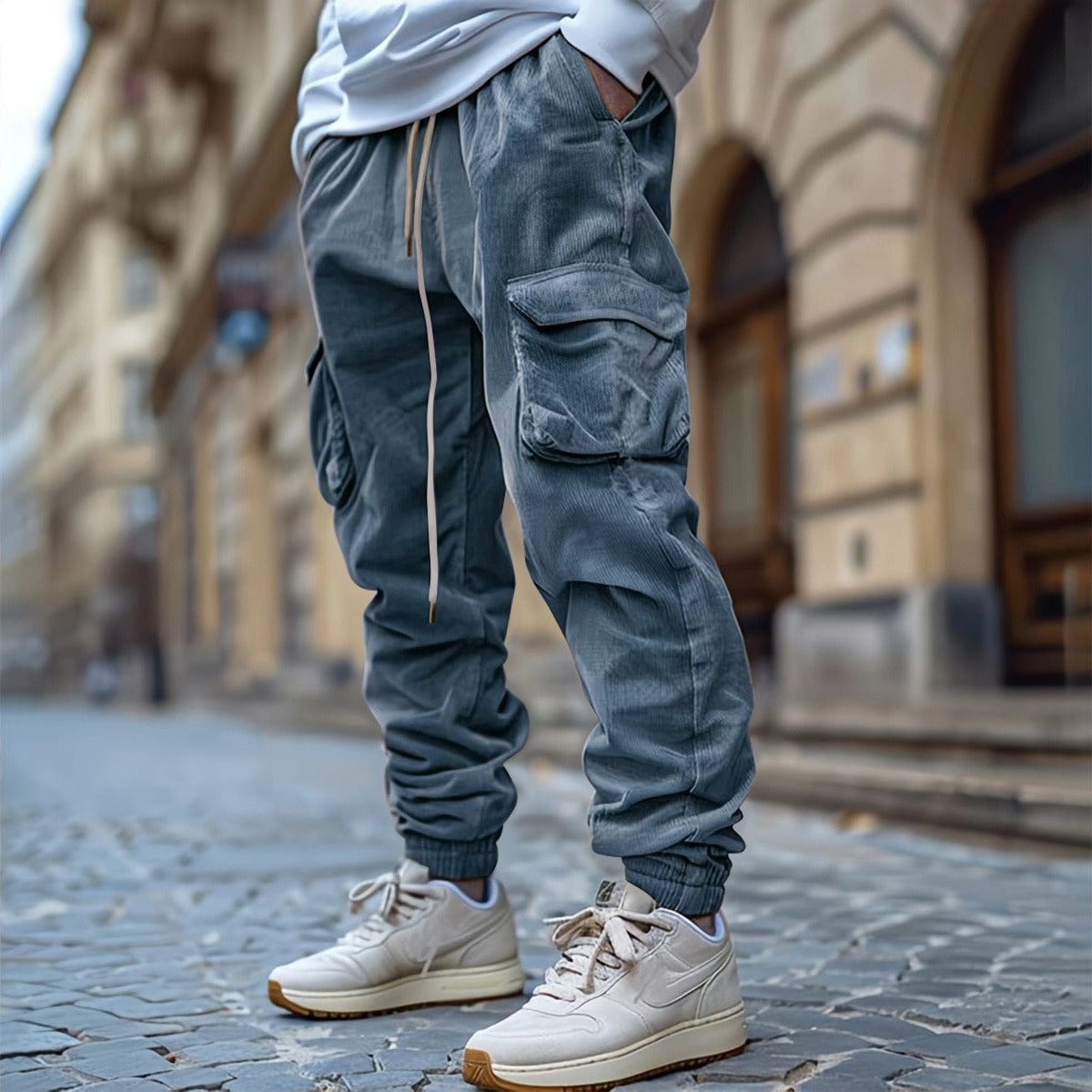 Elegantes pantalones de pana