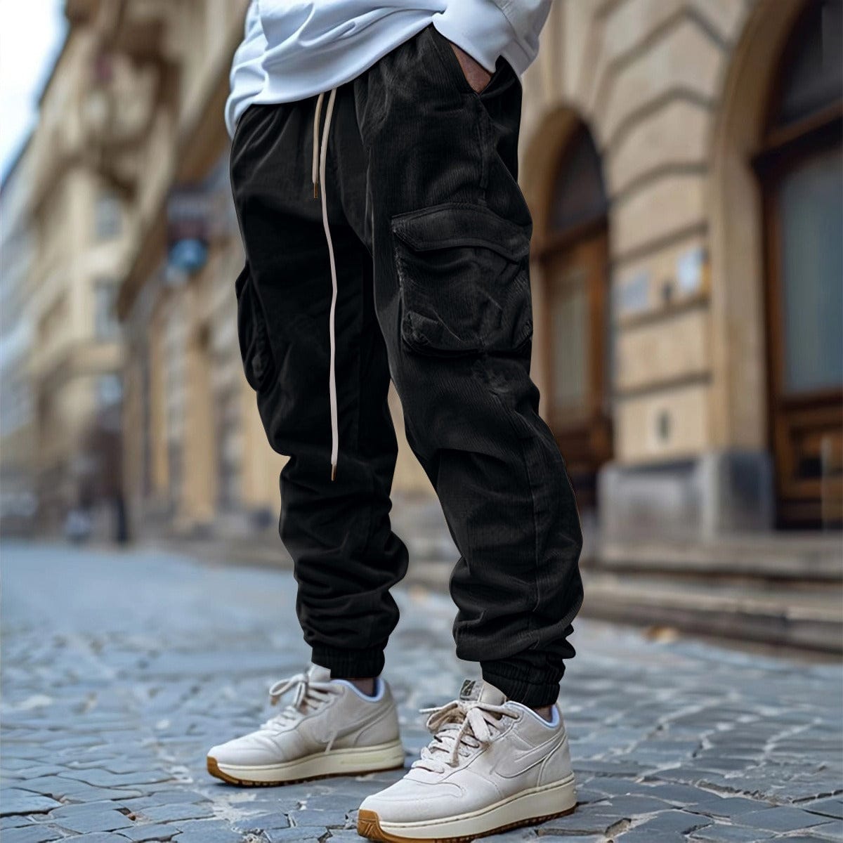 Elegantes pantalones de pana