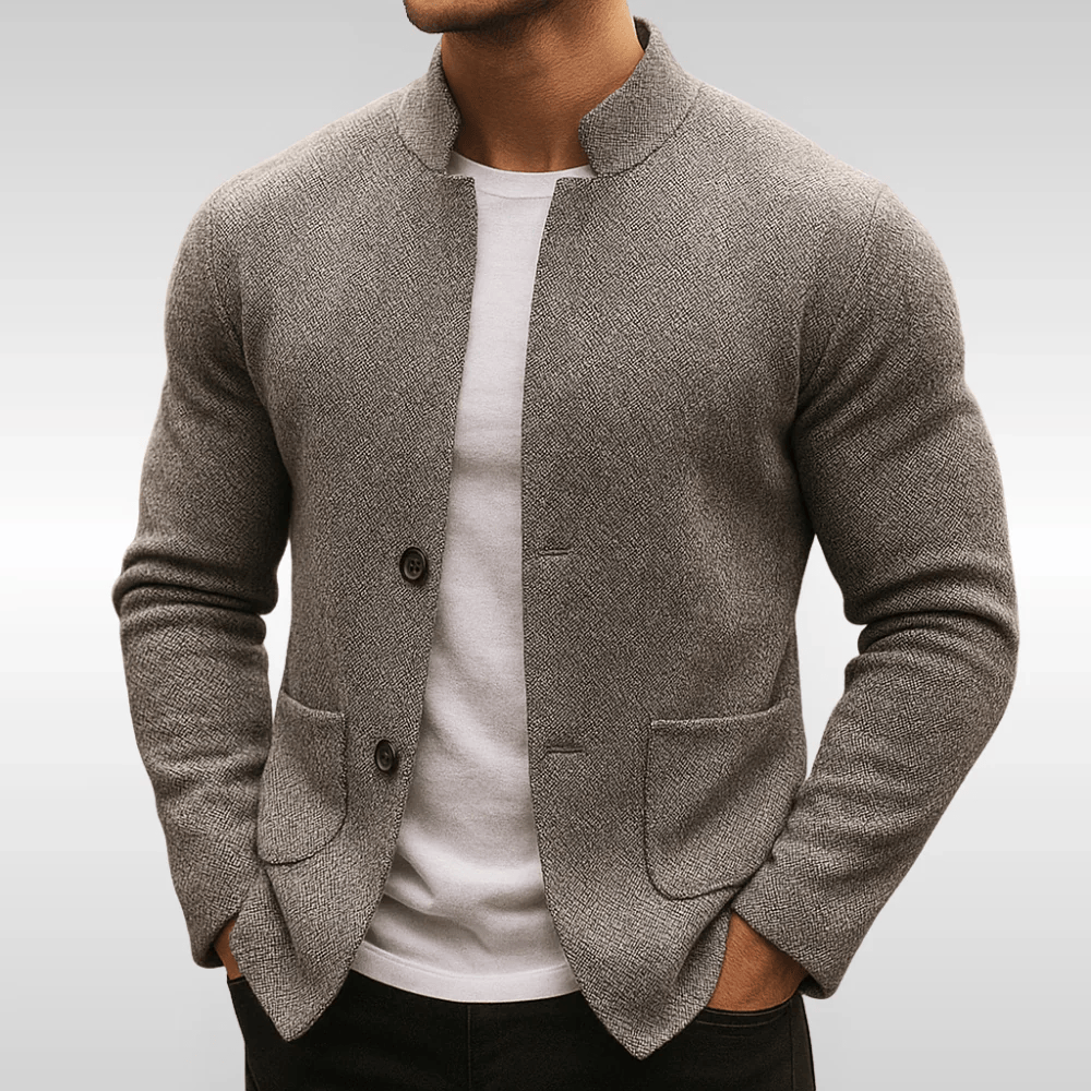 Elegante cárdigan para hombre