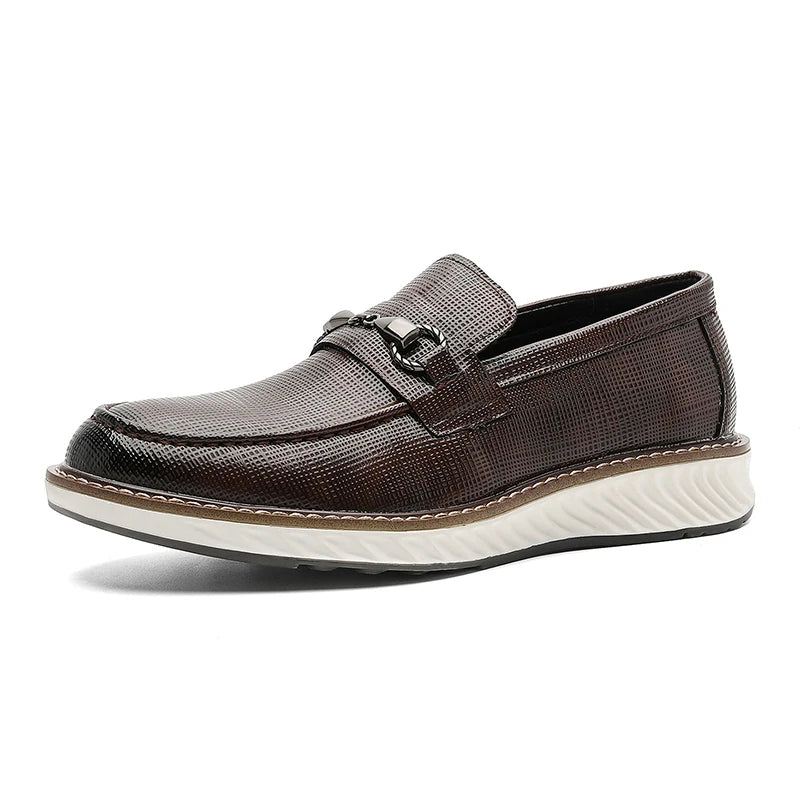 Mocasines de cuero elegantes sin cordones