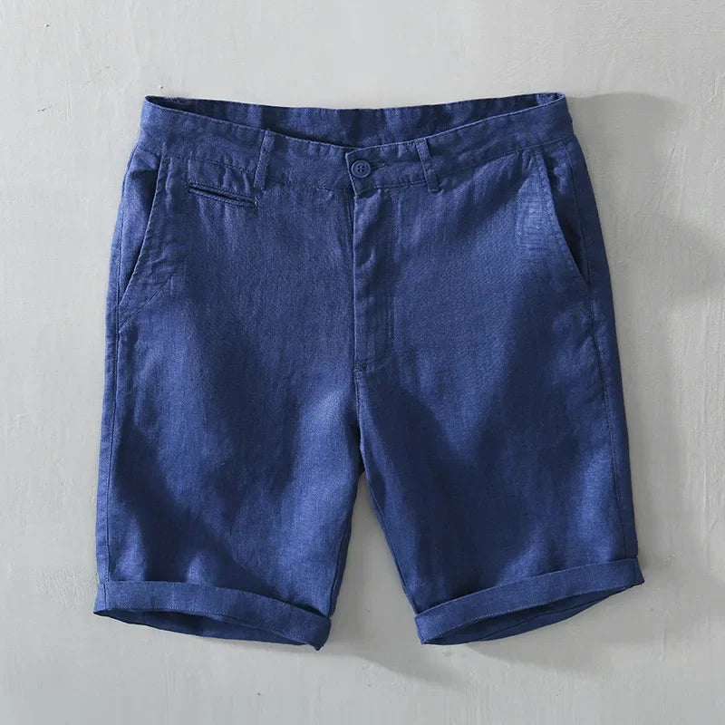 Pantalones cortos de playa de lino