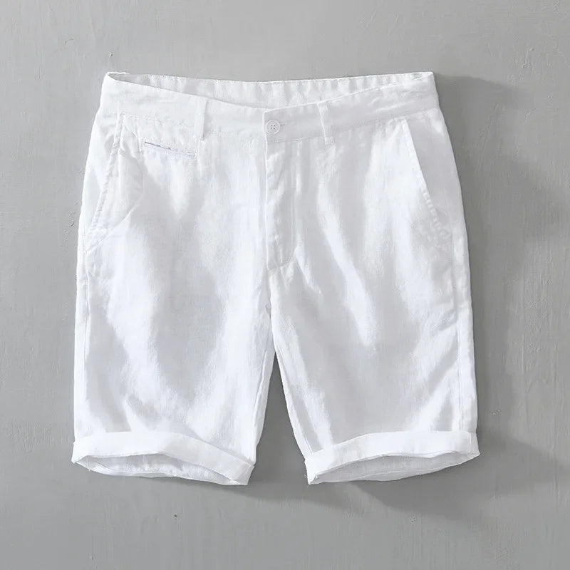 Pantalones cortos de playa de lino
