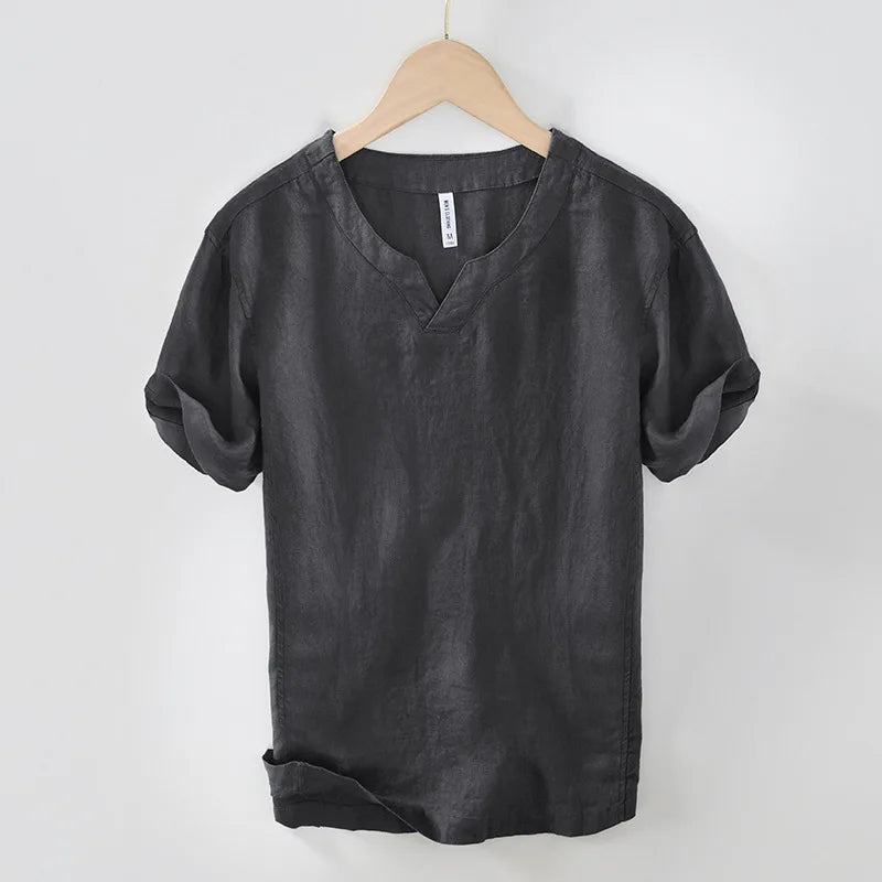 Elegante camisa de lino