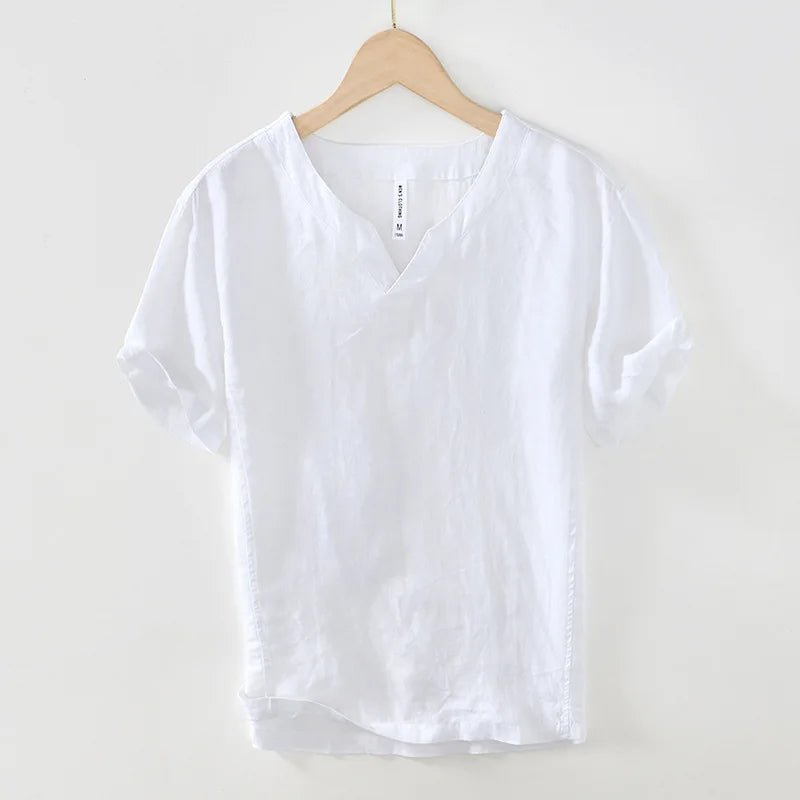 Elegante camisa de lino