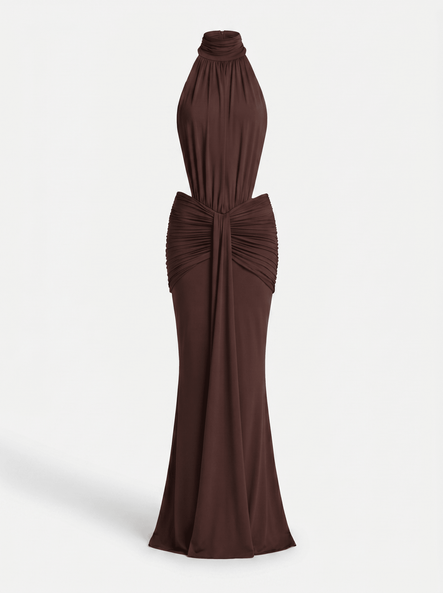 Vestido Largo con Escote Halter