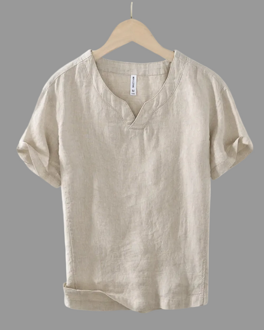 Elegante camisa de lino