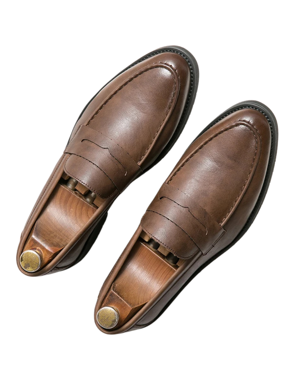 Mocasines elegantes de piel