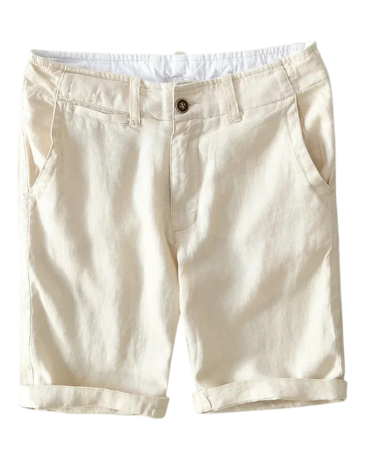 Pantalones cortos de lino