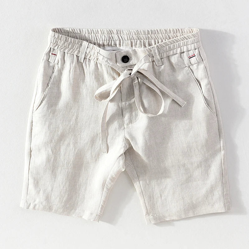 Pantalones cortos de lino de alta calidad