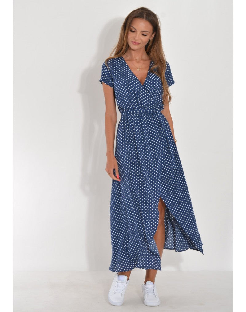Vestido Floral Elegante con Escote V