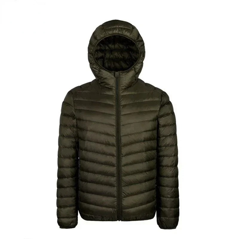 Chaqueta ligera de plumón de pato