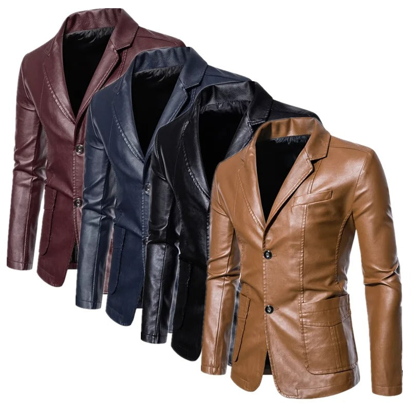 Chaqueta de cuero Business Casual