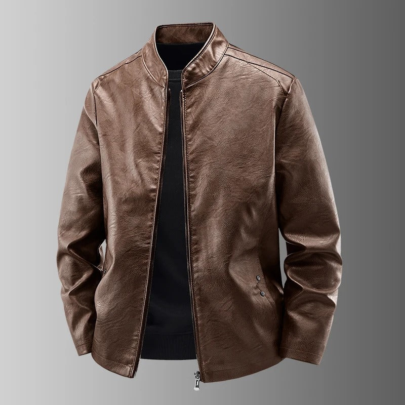 Chaqueta motera de cuero