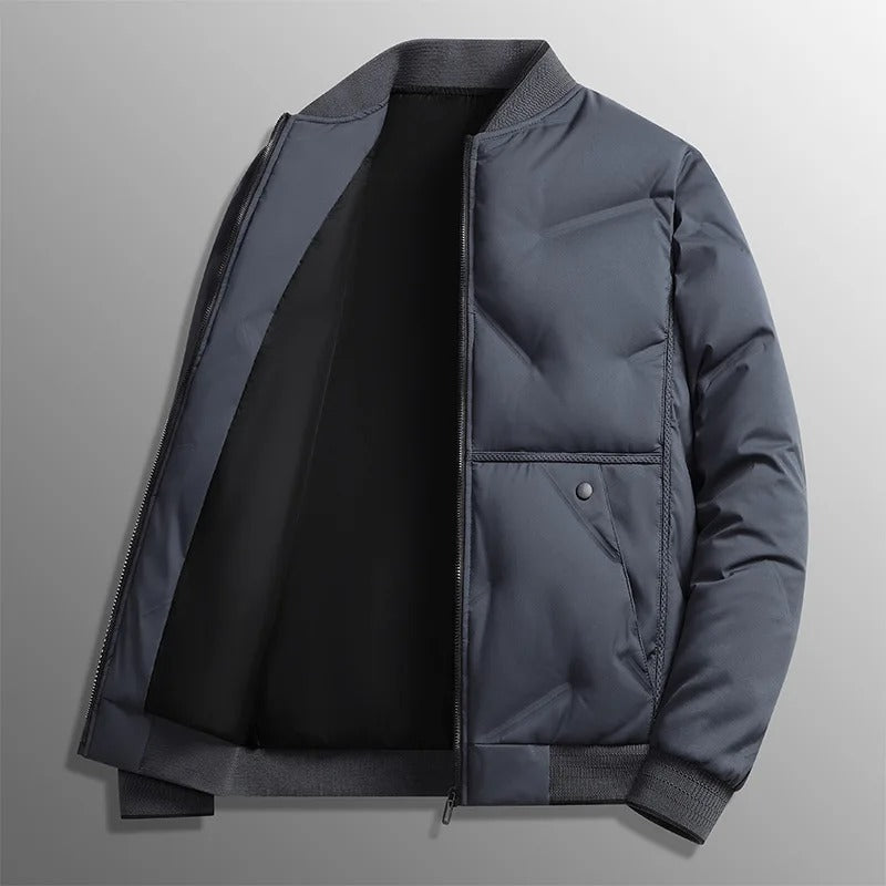 Elegante chaqueta de béisbol de algodón
