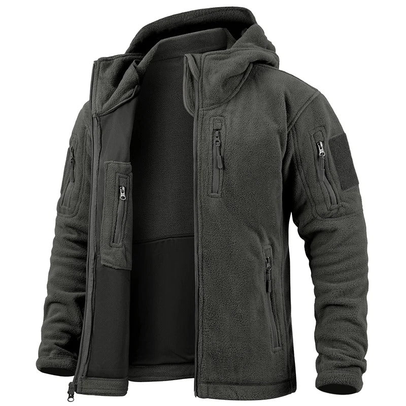 Elegante chaqueta polar de invierno