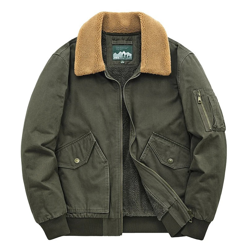 Elegante chaqueta acolchada de algodón