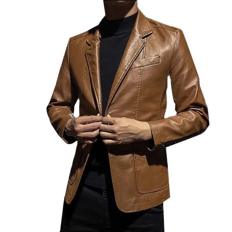 Chaqueta de cuero Business Casual