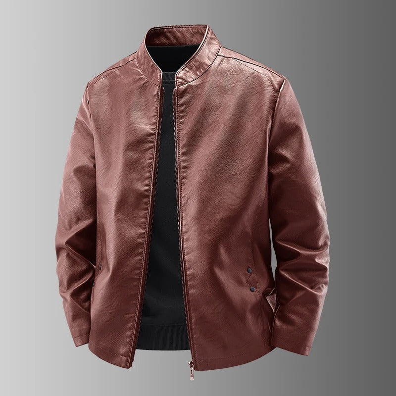 Chaqueta motera de cuero