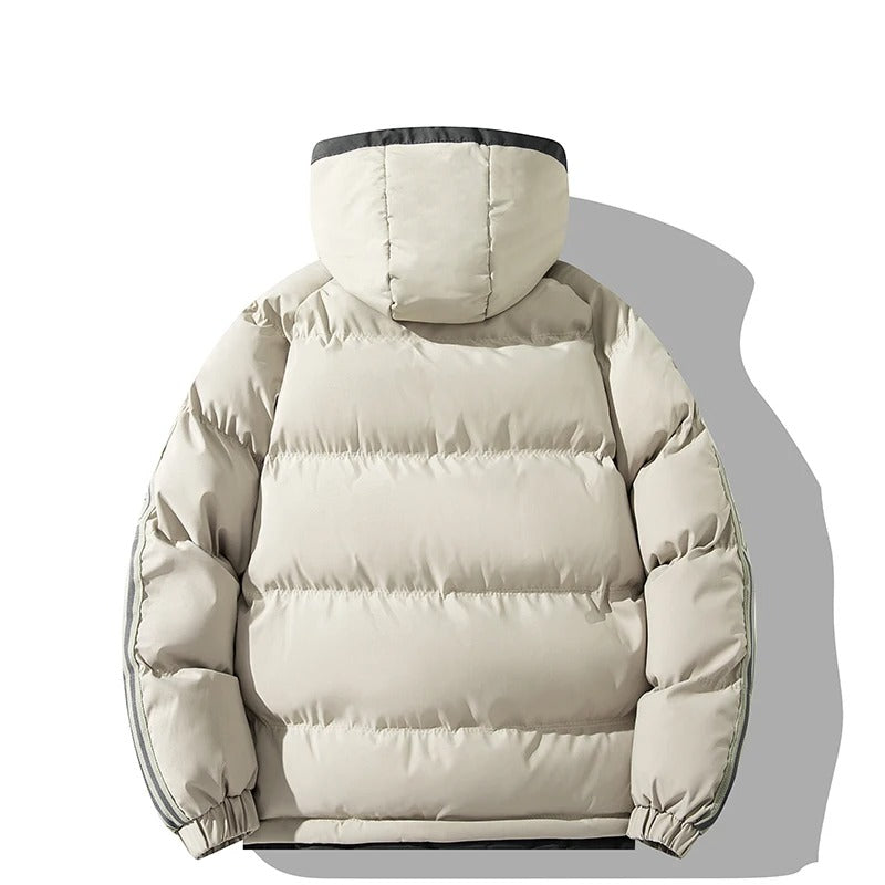 Elegante chaqueta de invierno con capucha