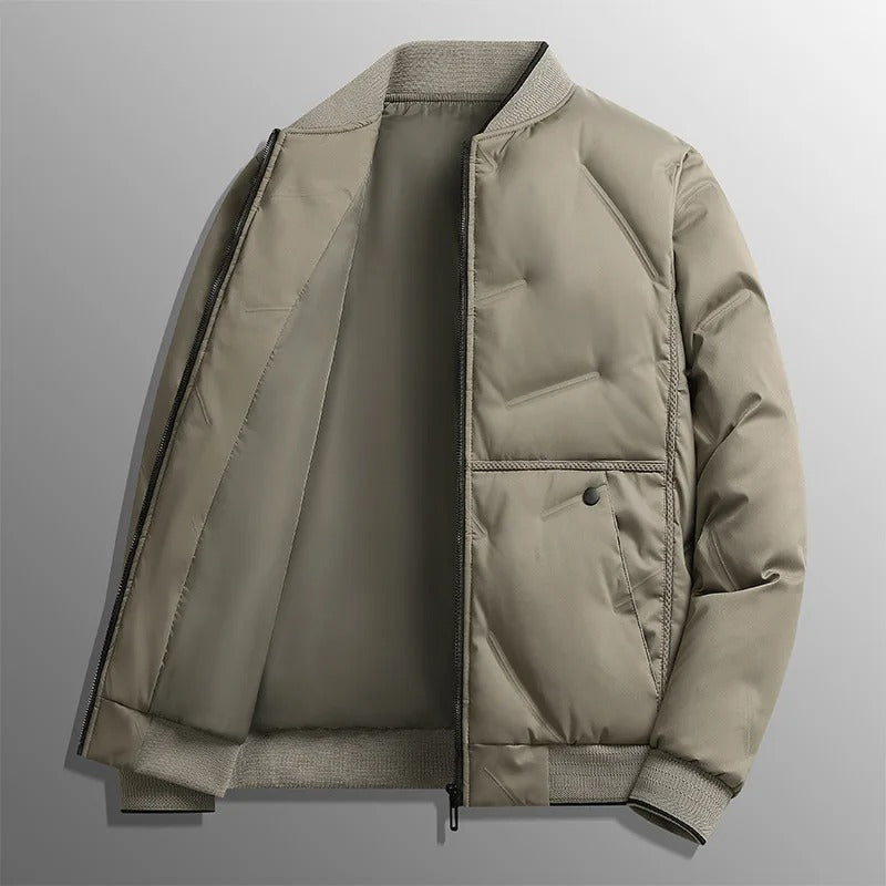 Elegante chaqueta de béisbol de algodón