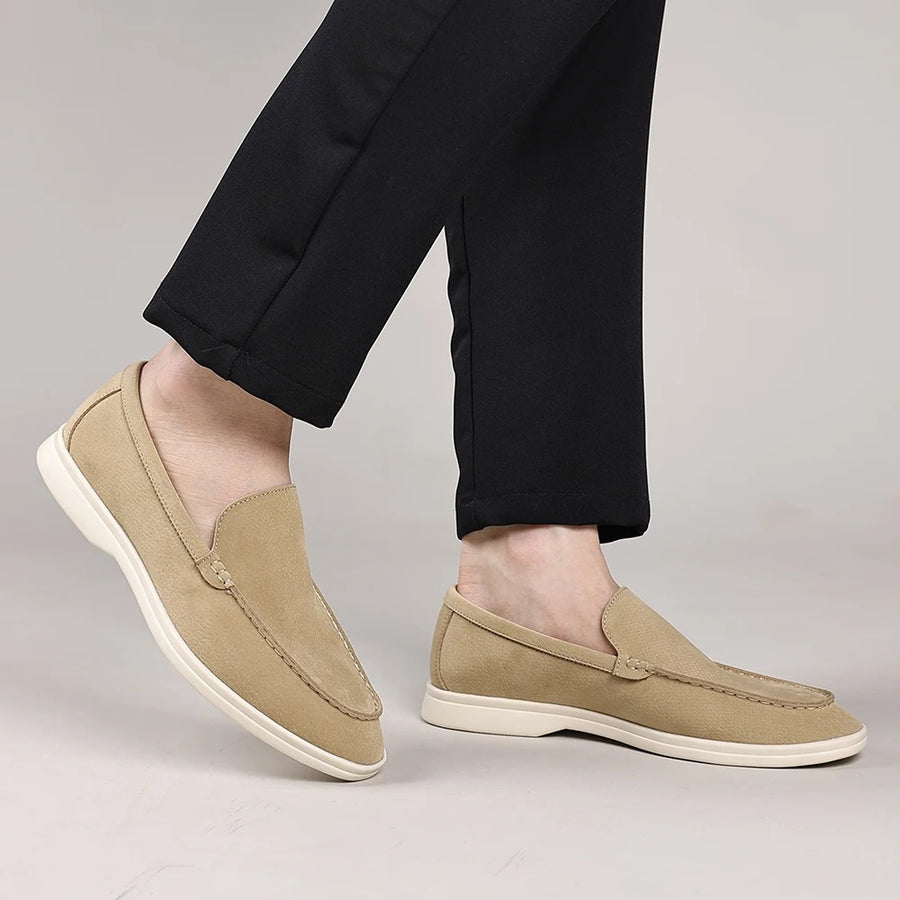 Mocasines clásicos de ante