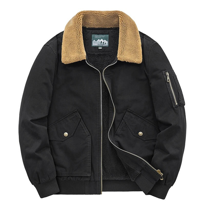 Elegante chaqueta acolchada de algodón