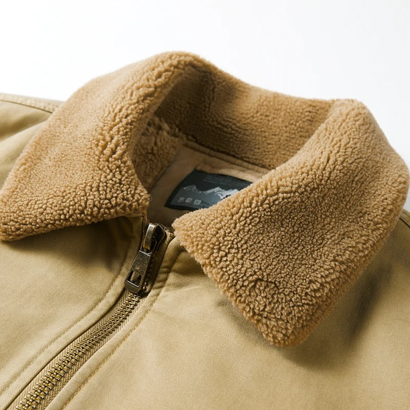 Elegante chaqueta acolchada de algodón