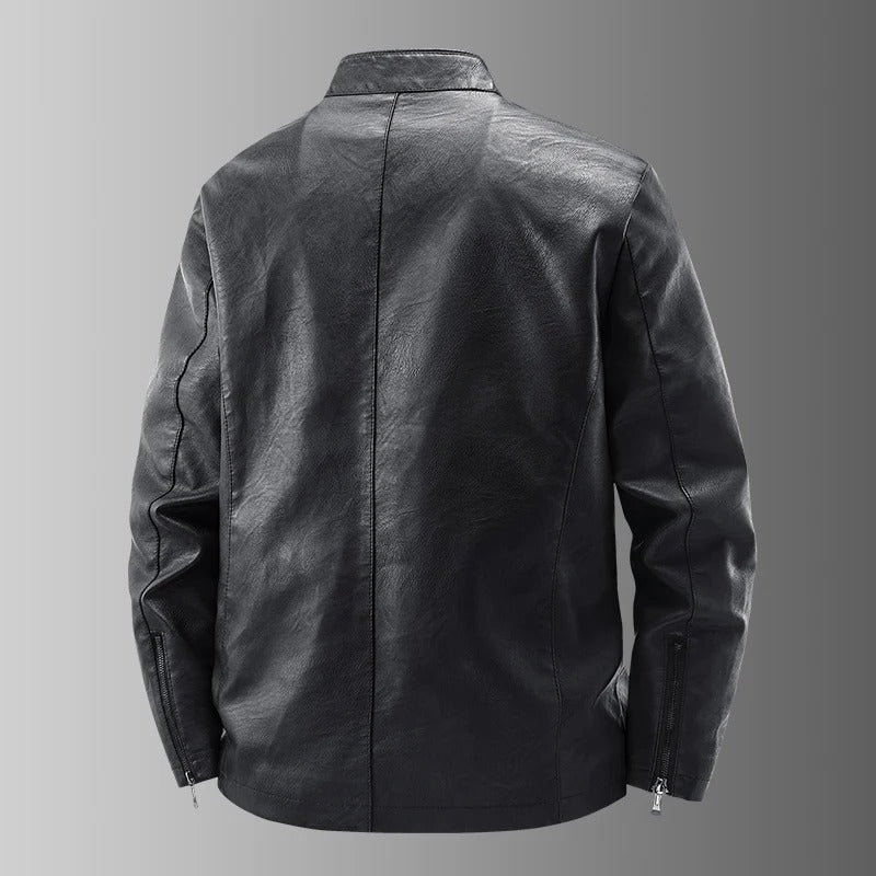Chaqueta motera de cuero