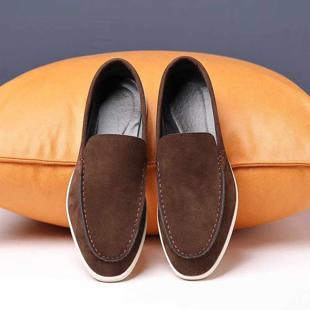 Mocasines clásicos de ante