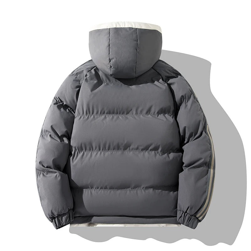 Elegante chaqueta de invierno con capucha