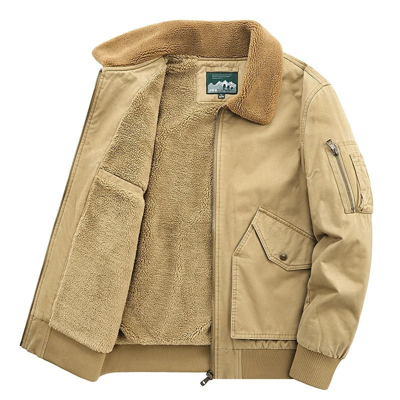 Elegante chaqueta acolchada de algodón