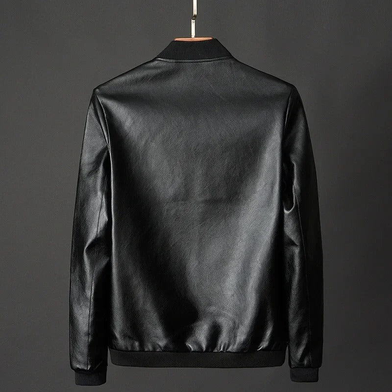 Chaqueta motera de cuero