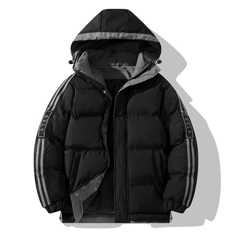 Elegante chaqueta de invierno con capucha