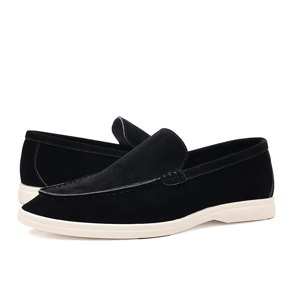 Mocasines clásicos de ante